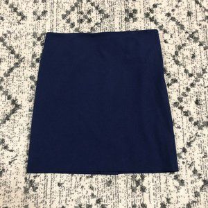 MM.LaFleur Short Skirt Plus Size 16 Navy Lined